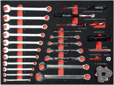 ЛОЖЕМЕНТ НАБОР ИНСТРУМЕНТА 25ПР YT-55280T2